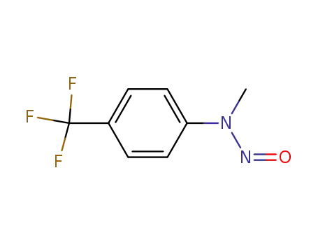 Molecular Structure of 91385-14-7 (Benzenamine, N-methyl-N-nitroso-4-(trifluoromethyl)-)