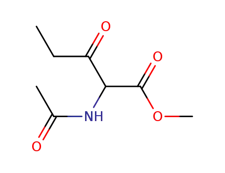 Norvaline,  N-acetyl-3-oxo-,  methyl  ester