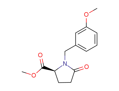 (5S)-1-(3-methoxybenzyl)-5-carbomethoxy-2-pyrrolidin-2-one