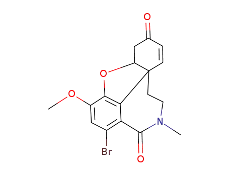 4a,5,9,10,11,12-hexahydro-1-bromo-3-methoxy-11-methyl-6H-12-oxobenzofuro[3a,3,2,-ef][2]-benzazepin-6-one