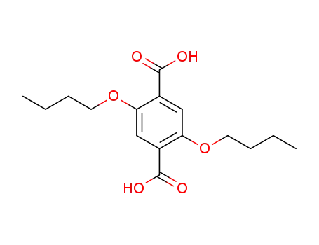 Molecular Structure of 101254-08-4 (1,4-Benzenedicarboxylic acid, 2,5-dibutoxy-)