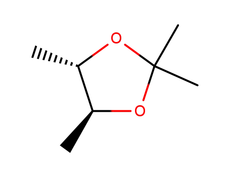 Molecular Structure of 17226-66-3 (1,3-DIOXOLANE,2,2,4,5-TETRAME)