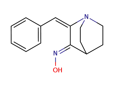 2-benzylidenequinuclidin-3-one oxime