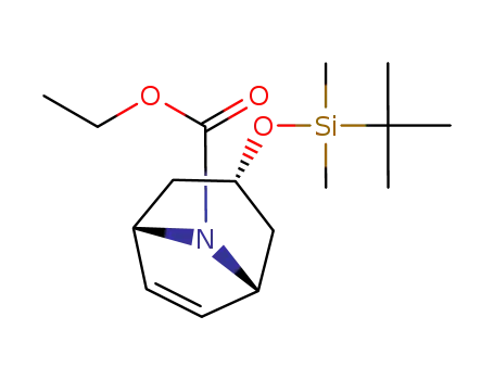 8-Azabicyclo[3.2.1]oct-6-ene-8-carboxylic acid,
3-[[(1,1-dimethylethyl)dimethylsilyl]oxy]-, ethyl ester, (3-endo)-