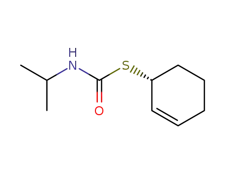 Molecular Structure of 255851-58-2 (Carbamothioic acid, (1-methylethyl)-, S-(1R)-2-cyclohexen-1-yl ester)