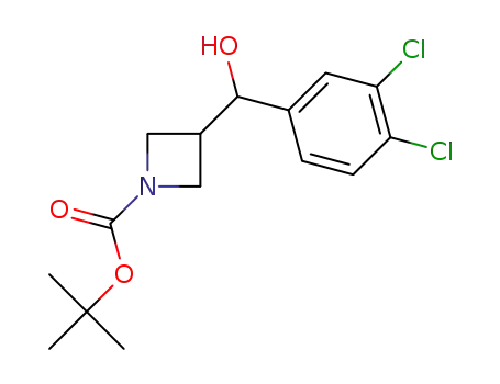 tertiary butyl 3-((3,4-dichlorophenyl)(hydroxy)methyl)azetidine-1-carboxylate