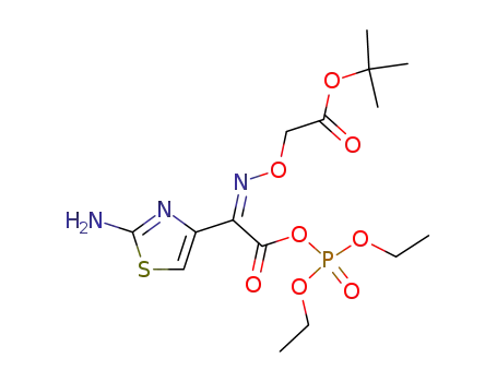 diethoxyphosphoryl (2E)-2-(2-amino-1,3-thiazol-4-yl)-2-[2-[(2-methylpropan-2-yl)oxy]-2-oxoethoxy]iminoacetate