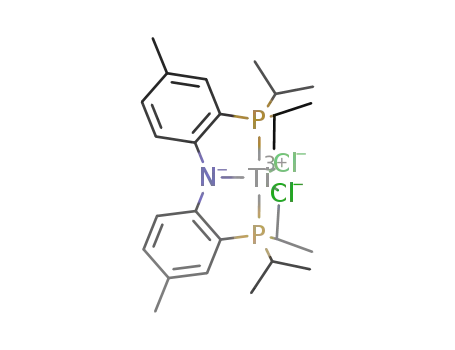 [(N(2-P(CHMe<sub>2</sub>)2-4-Me-C<sub>6</sub>H<sub>3</sub>)2)TiCl<sub>2</sub>]