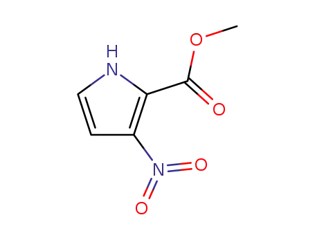 Molecular Structure of 858449-17-9 (3-Nitro-1H-pyrrole-2-carboxylic acid Methyl ester)