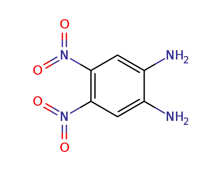 Molecular Structure of 32690-28-1 (4,5-DINITRO-O-PHENYLENEDIAMINE,98%)