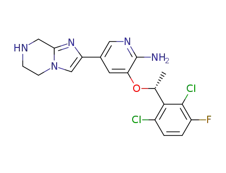 3-((R)-1-(2,6-dichloro-3-fluorophenyl)ethoxy)-5-(5,6,7,8-tetrahydroimidazo[1,2-a]pyrazin-2-yl)pyridin-2-amine