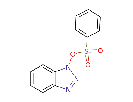Molecular Structure of 54769-59-4 (N-hydroxybenzotriazole ester of benzenesulfonic acid)