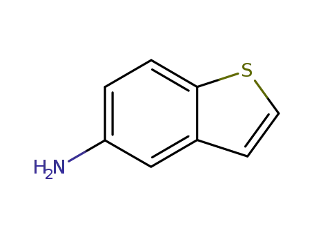 Molecular Structure of 20532-28-9 (1-Benzothiophen-5-amine)
