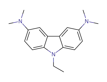 Molecular Structure of 57103-04-5 (9H-Carbazole-3,6-diamine, 9-ethyl-N,N,N',N'-tetramethyl-)