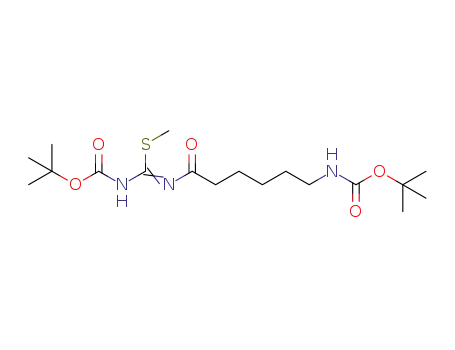 N-tert-butoxycarbonyl-N’-[6-(tert-butoxycarbonylamino)hexanoyl]-S-methylisothiourea
