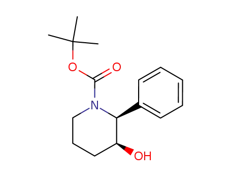 1-Piperidinecarboxylic acid, 3-hydroxy-2-phenyl-, 1,1-dimethylethyl
ester, (2S,3S)-