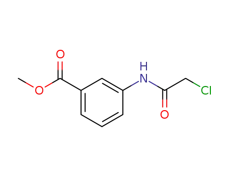 Molecular Structure of 41653-05-8 (METHYL 3-[(CHLOROACETYL)AMINO]BENZOATE)