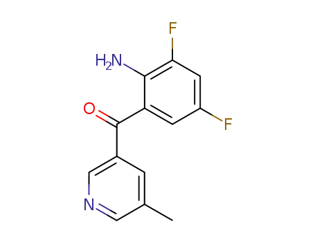 (2-Amino-3,5-difluoro-phenyl)-(5-methyl-pyridin-3-yl)-methanone