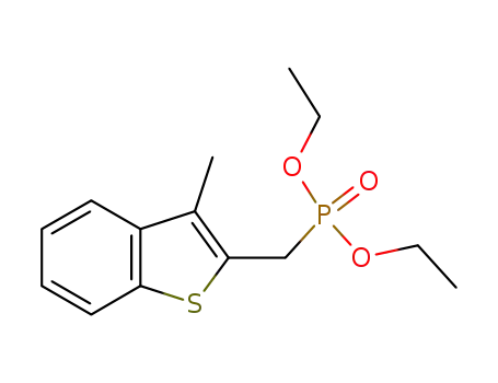 (3-methylbenzo[b]thiophen-2-ylmethyl)phosphonic acid diethyl ester
