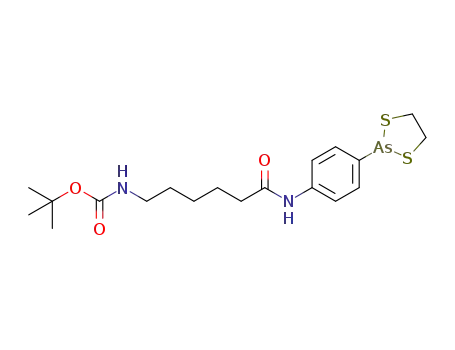 tert-butyl 6-(4-(1,3,2-dithiarsolan-2-yl)phenylamino)-6-oxohexylcarbamate