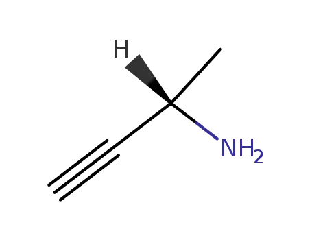 Molecular Structure of 54164-69-1 ((S)(-)-1-Methyl-2-propynylaMine)