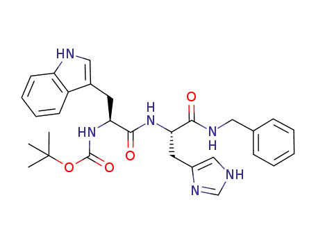N-α-Boc-L-Trp-L-His-NHBzl