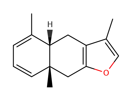 Molecular Structure of 115526-32-4 (Naphtho[2,3-b]furan, 4,4a,8a,9-tetrahydro-3,5,8a-trimethyl-)