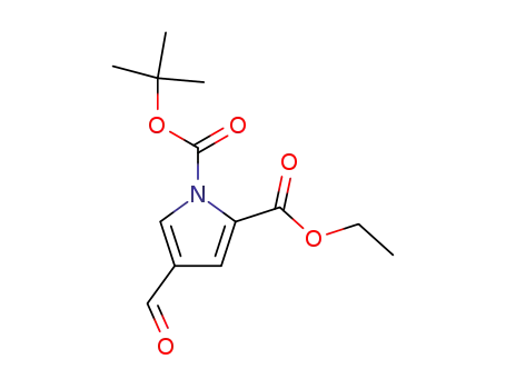 1H-Pyrrole-1,2-dicarboxylic acid, 4-formyl-, 1-(1,1-dimethylethyl) 2-ethyl
ester