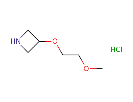 Molecular Structure of 250371-77-8 (3-(2-methoxyethoxy)azetidine hydrochloride)