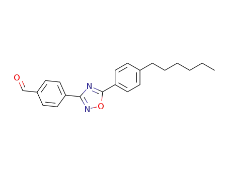 Molecular Structure of 635701-90-5 (Benzaldehyde, 4-[5-(4-hexylphenyl)-1,2,4-oxadiazol-3-yl]-)