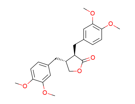 2(3H)-Furanone,3,4-bis[(3,4-dimethoxyphenyl)methyl]dihydro-, (3R,4R)-