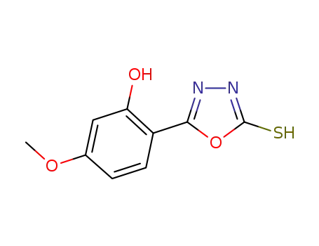 2-(5-mercapto-1,3,4-oxadiazol-2-yl)-5-methoxyphenol
