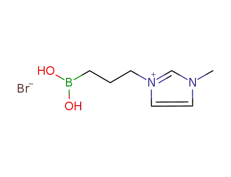 Molecular Structure of 892494-95-0 (boronic acid, B-[3-(2,3-dihydro-3-methyl-1H-imidazol-1-yl)propyl]-, hydrobromide (1:1))
