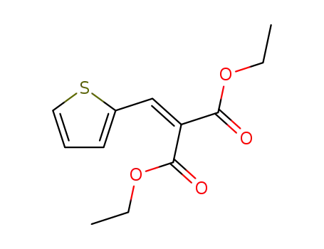 Molecular Structure of 30313-06-5 (DIETHYL 2-(2-THIENYLMETHYLIDENE)MALONATE)