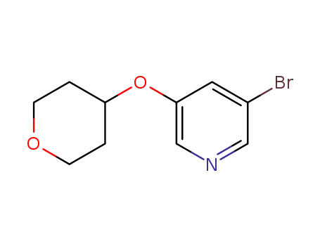 3-bromo-5-(tetrahydro-2H-pyran-4-yloxy)pyridine