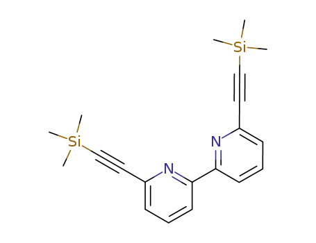 Molecular Structure of 133826-69-4 (2,2'-Bipyridine, 6,6'-bis[(trimethylsilyl)ethynyl]-)
