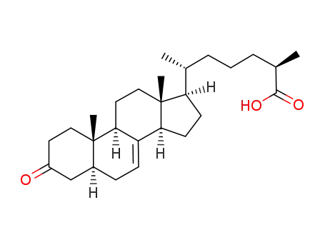 (25R)-3-keto-5α-cholest-7-en-26-oic acid