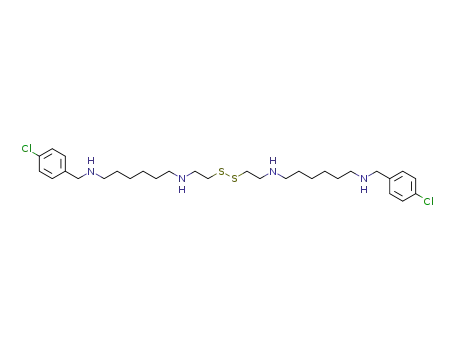 N,N'-bis<6-<(4-chlorobenzyl)amino>hex-1-yl>cystamine