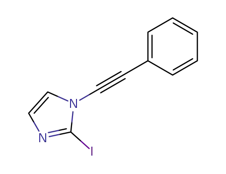 1H-Imidazole, 2-iodo-1-(phenylethynyl)-