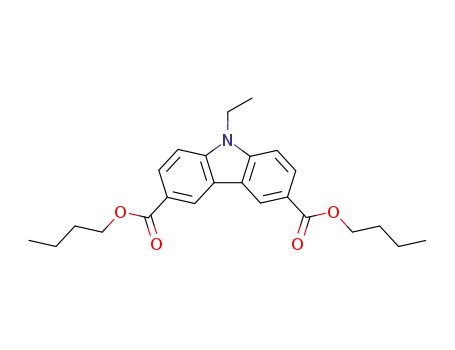 9H-Carbazole-3,6-dicarboxylic acid, 9-ethyl-, dibutyl ester