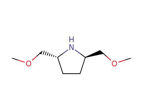 Molecular Structure of 90290-05-4 ((R,R)-(-)-2,5-BIS(METHOXYMETHYL)-PYRROLIDINE)