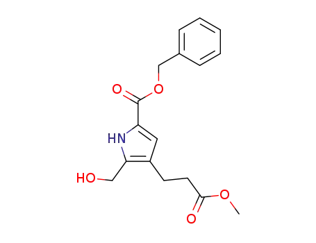 benzyl 2-hydroxymethyl-3-(β-methoxycarbonylethyl)-5-pyrrolecarboxylate