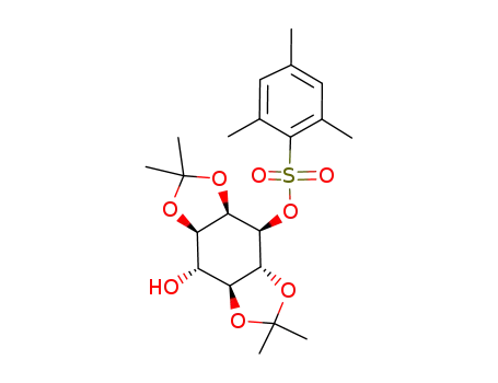 Molecular Structure of 127940-28-7 (2,3:5,6-di-O-isopropylidene-D-myo-inositol-1-O-mesitylenesulphonate)