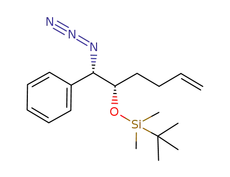 ({(1S)-1-[(S)-azido(phenyl)methyl]-pent-4-enyl}oxy)(tert-butyl)dimethylsilane