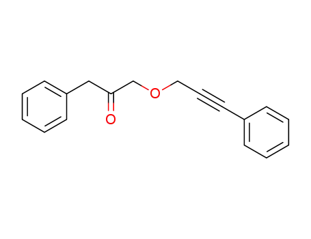 1-phenyl-3-(3-phenylprop-2-ynyloxy)propan-2-one