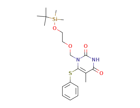 1-<<2-<(tert-butyldimethylsilyl)oxy>ethoxy>methyl>-6-(phenylthio)thymine