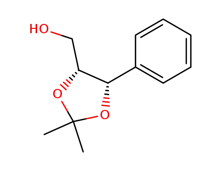 1,3-Dioxolane-4-methanol, 2,2-dimethyl-5-phenyl-, (4R,5S)-
