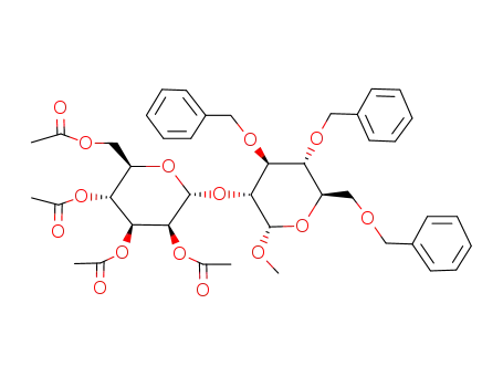 methyl 2-O-(2,3,4,6-tetra-O-acetyl-α-D-mannopyranosyl)-3,4,6-tri-O-benzyl-α-D-glucopyranoside