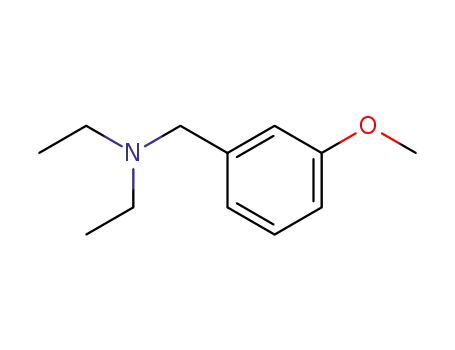 Molecular Structure of 27958-95-8 (N,N-diethyl-3-(methoxyl)benzenemethanamine)