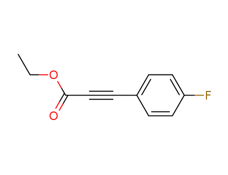 Molecular Structure of 1736-31-8 ((4-FLUORO-PHENYL)-PROPYNOIC ACID ETHYL ESTER)